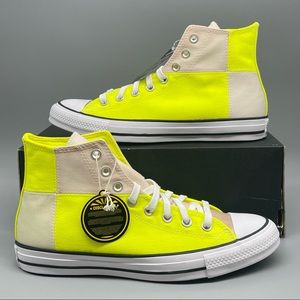 Converse Chuck Taylor All-Star UV Hi Yellow Color Changing UV Light Size 9 Men